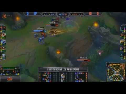 IG Rookie Azir Insec With Emperor's Divide vs EP Rapahel 2015 LPL SPRING