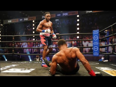 FRANK SANCHEZ VS BRIAN HOWARD (4th RD KO) SANCHEZ IS CUBA'S NEXT BOXING STAR!