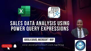 Sales Data Analysis using Power Query Expressions