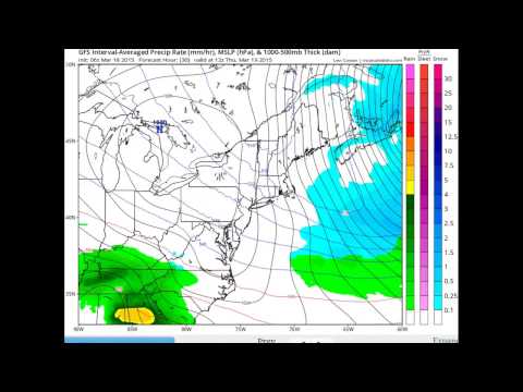 Video Forecast Discussion Wednesday March 18, 2015