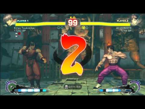 SSF4 Rank Match  Kiryu Tsukimiya (GY)  vs  ACQUA0316 (FE)