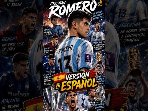 🇦🇷 ¡La INCREÍBLE Historia de Cuti Romero! 🤯 | De Córdoba a Campeón del Mundo en 1 Minuto
