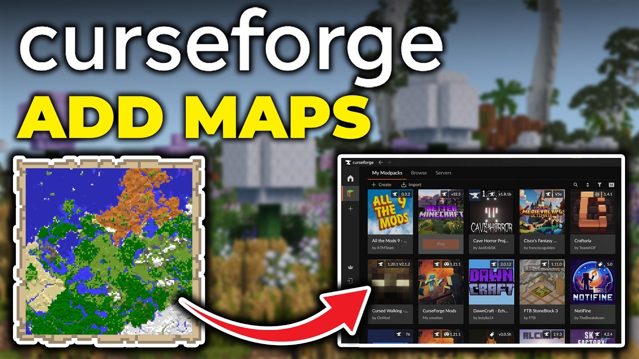 How To Add Minecraft Worlds to CurseForge Modpacks