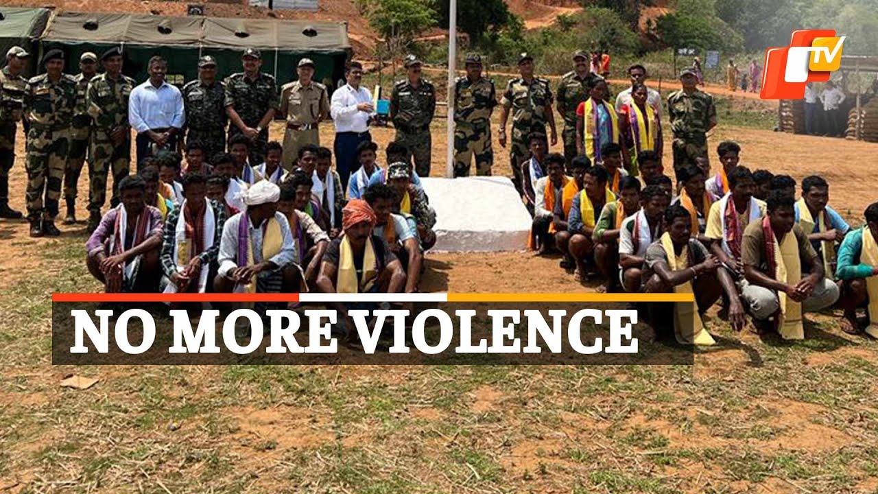 Maoist Supporters & Sympathizers Surrender Before Police