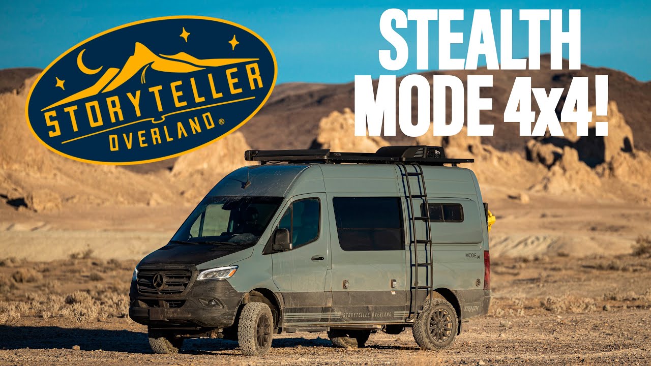 2021 Storyteller Overland Stealth Mode 4x4 Camper Van Rental in Salt Lake City, Utah Walkthrough