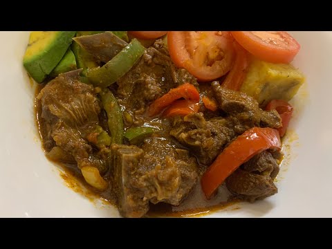 How to Make Goat Stew/Sos Viande Kabrit/Authentic and Delicious/Haitian!