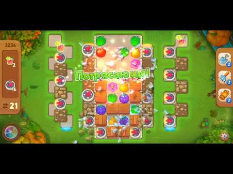 GARDENSCAPES LEVEL #3236 GAMEPLAY STORY PLAYTHROUGH