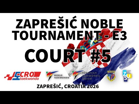 Zaprešić Noble Tournament E3 - 2026 | Court #5