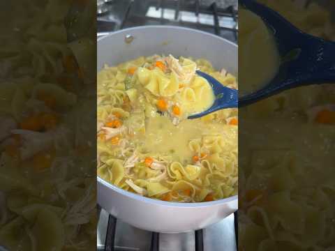 Homemade Chicken Noodle Soup 🥣