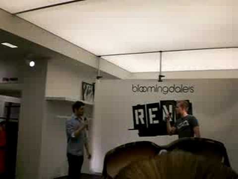 Jay Wilkison and Adam Kantor at Bloomingdales