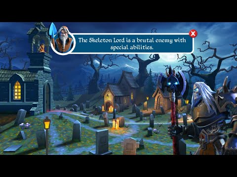 🔥 Tiny Archers | Ben Day 16 How to complete | 16 Level | The Skeleton Lord