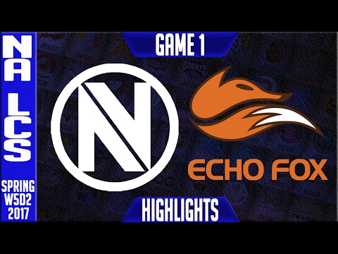 Envyus vs Echo Fox Highlights Game 1 - NA LCS W5D2 Spring 2017 - NV vs FOX G1