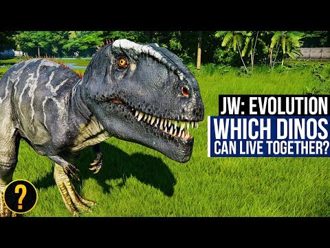 WHICH DINOSAURS CAN LIVE TOGETHER? | Jurassic World: Evolution Dinosaur Compatibility Guide