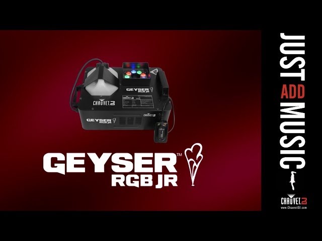 Video teaser for Geyser RGB Jr. by CHAUVET DJ