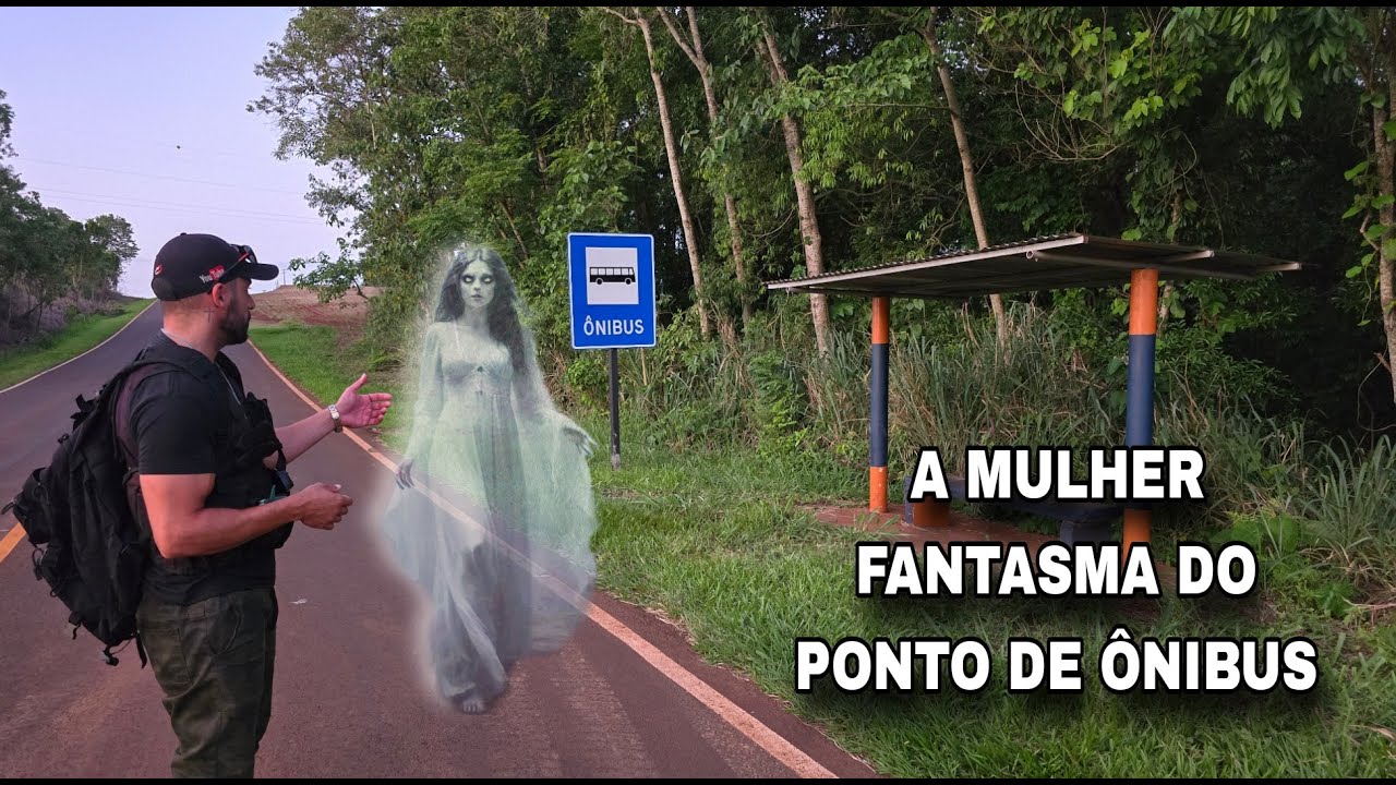 FANTASMA DO PONTO DE ÔNIBUS APARECE E ASSUSTA MORADORES - SPIRITBOX