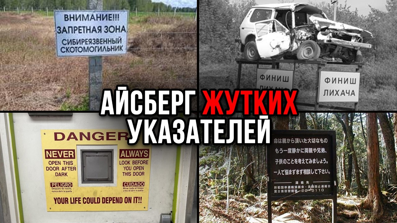 Айсберг пугающих УКАЗАТЕЛЕЙ