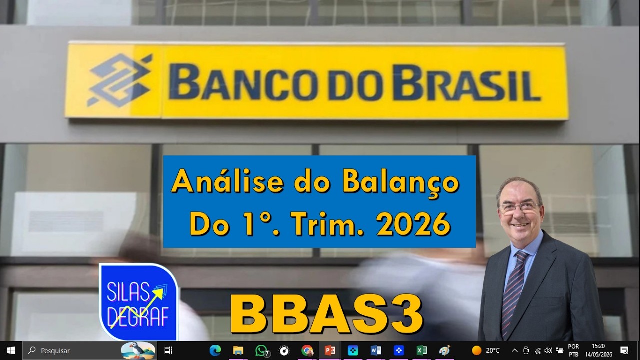 BBAS3 - BANCO DO BRASIL S/A. ANÁLISE FUNDAMENTALISTA BÁSICA. PROF. SILAS DEGRAF - 1o. TRIM. 2026