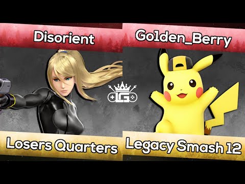 Disorient (Zero Suit Samus) vs. Go1den_Berry (Pikachu) | Legacy Smash #12 | Smash Ultimate LQF