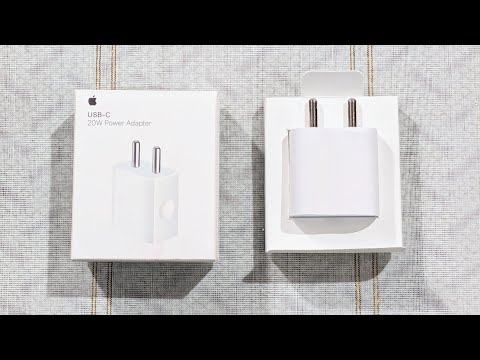 Apple 20W USB C Power Adapter for iPhone, iPad & AirPods#indiaunboxed