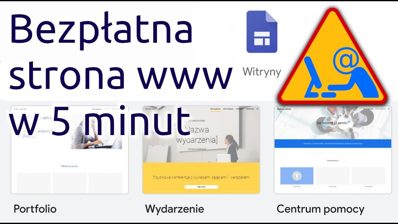 Bezpłatna strona WWW w 5 minut