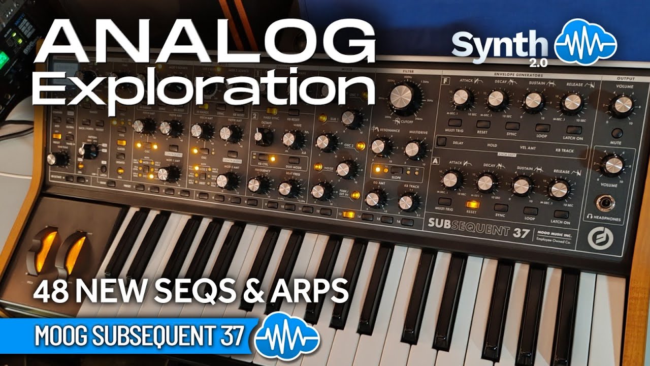 KLL010 - Analog Exploration - Moog Subsequent 37 ( 48 presets ) - Video Preview 1