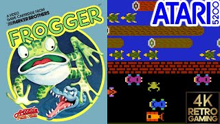 Frogger Atari 5200 4k Gameplay