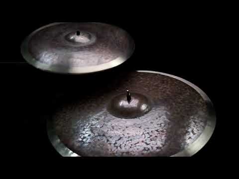 20 EB Ride, 2055g & 16 EB Crash, 934g - Handcrafted cymbals by Craig Lauritsen