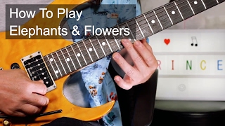 'Elephants & Flowers' Prince Guitar Lesson