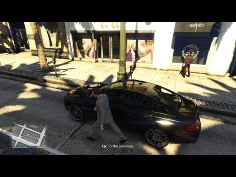 GTA-V Gameplay - Part 6(1) - Bank Robbery - #gta5 #travel #walkthrough