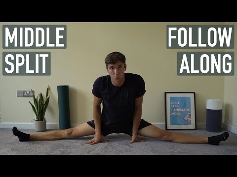 20 Minute Middle Split Flexibility Routine (FOLLOW ALONG)