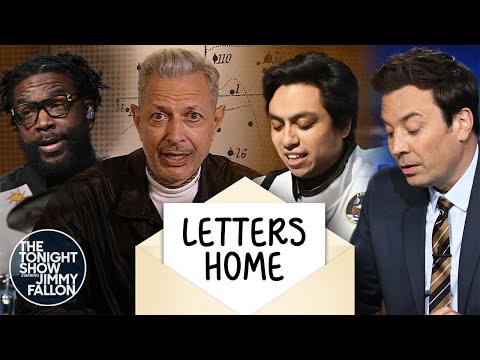Jeff Goldblum and The Tonight Show Team Read Their Letters Home from Summer Camp | The Tonight Show