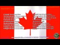 Canada National Anthem FRENCH version with music, vocal and lyrics w/English Translation