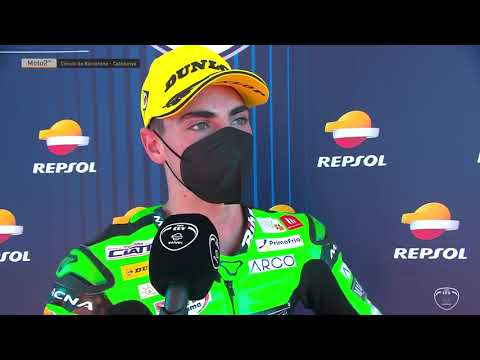 Race Winner's Interview: Fermin Aldeguer | 2021 Estoril Catalunya 3 Race 1 | Moto2