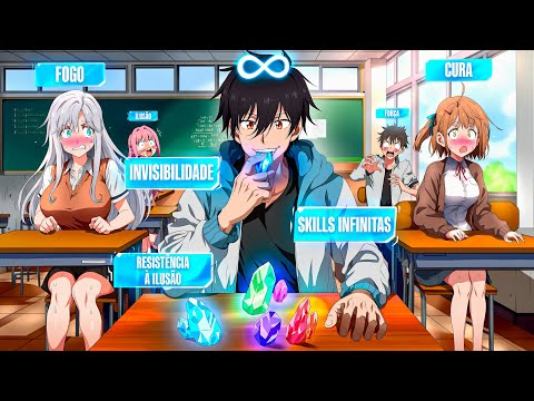 Ele GANHA Skills INFINITAS COMENDO Joias Enquanto Os Outros Só Tem 1 SKILL! - Manhwa Recap