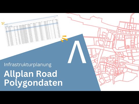 Infrastrukturplanung Allplan Road - Polygondaten