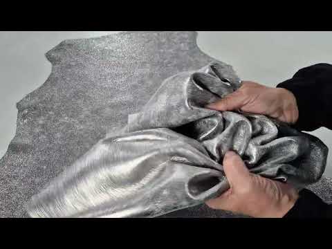 SILVER METALLIC LAMBSKIN 5784