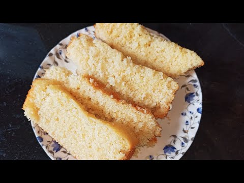 Rava Cake without eggs and oven