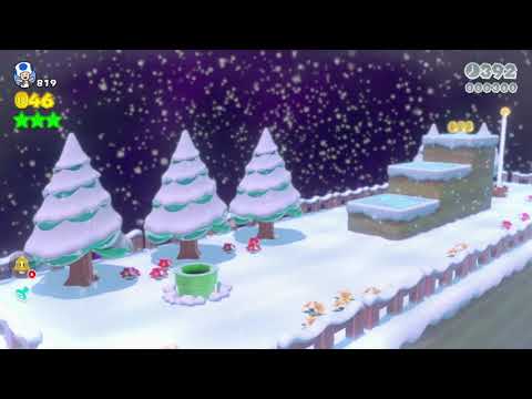 Super Mario 3D World (Switch) 3-1 Speedrun - Time: 12 (Former WR)