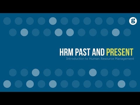 HRM Past and Present