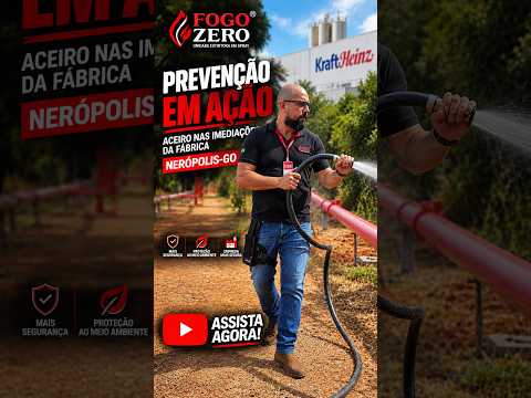FOGO ZERO na KRAFT HEINZ 🔥 | Prevenção com Aceiro em Nerópolis-GO