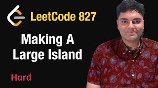 YouTube video 'Making A Large Island - Leetcode 827 - Python'