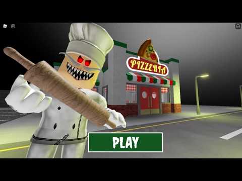 Escape Papa Pizza's Pizzeria! SCARY OBBY roblox! Gameplay Walkthrough No Death 4K
