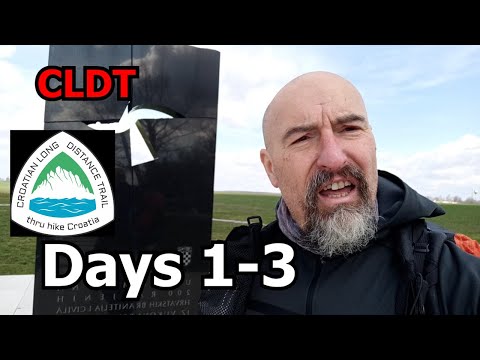Croatia Long Distance Trail Through Hike Days 1-3