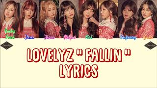 Lovelyz 러블리즈 " Fallin' " Lyrics (ColorCoded+Han+Rom+Eng)