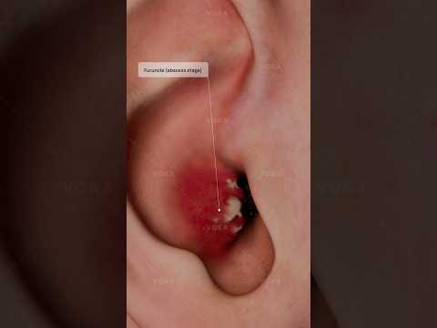 What is a furuncle of the external auditory canal? A 3D visualization