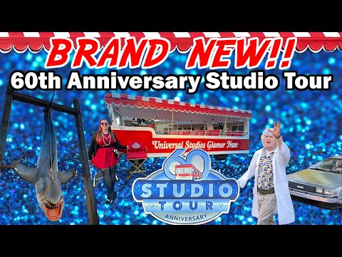 BRAND NEW - FULL Experience - 2024 Universal Studios Tour - 60th Anniversary Glamor Tram & Photo Ops