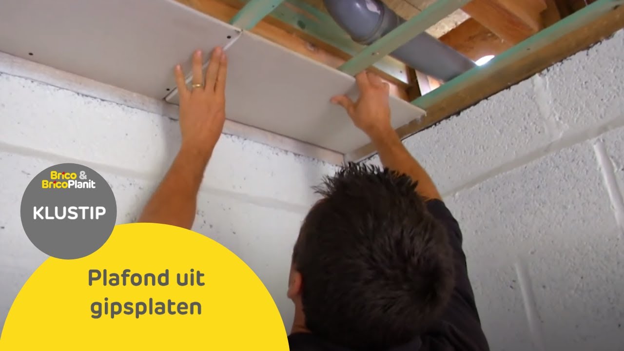 Klustip: Plafond uit gipsplaten