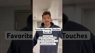 Luke Linder 🇺🇸 shows his favorite fencing touch 🤺 #fencing #shorts #highlight #educational