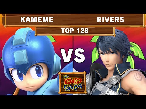 2GG Kongo Saga - R2G | Kameme (Mega Man) VS Rivers (Chrom) Top 128 - Smash Ultimate