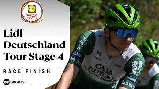 SO CLOSE! 😮 | Men's 2026 Lidl Deutschland Tour Stage 4 Final KM's | TNT Sports Cycling